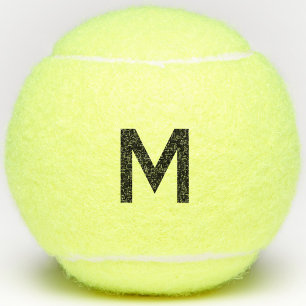 Monogram Initiaal gepersonaliseerd Tennisballen
