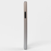 Monogram Initiaal Goud Silver Look Elegant Sjabloo Case-Mate iPhone Case (Achterkant/rechts)