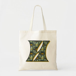Monogram Initiaal H Madeliefjes Bloem Kunst Tote Bag