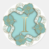 Monogram initiaal I stickers (Voorkant)