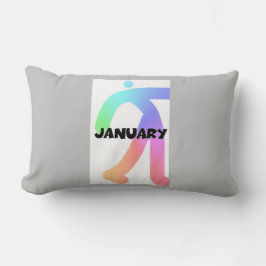 MONOGRAM INITIAAL JANUARI MAAND KUSSEN