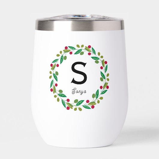 Monogram initiaal - Kerstmis (Voorkant)