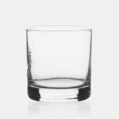 Monogram initiaal - Kerstmis Whisky Glas (Links)