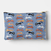 Monogram Initiaal Kitty Cat Gepersonaliseerd Etui (Achterkant)