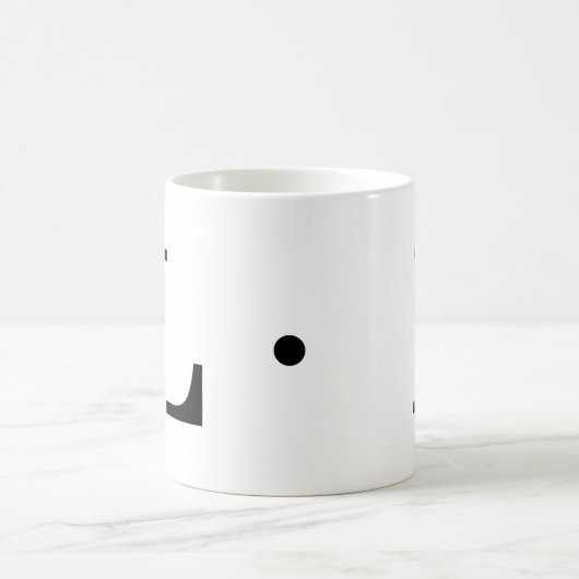 Monogram Initiaal L Klassieke Mok, 11 oz Koffiemok (Center)