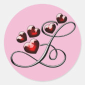 monogram initiaal L stickers (Voorkant)