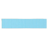 Monogram Initiaal letter A, Aqua blauw Korte Tafelloper (Horizontaal)