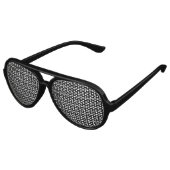 Monogram Initiaal letter A Aviator Zonnebril (Gekanteld)