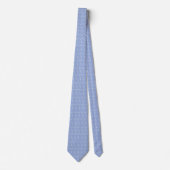 Monogram Initiaal Letter A, Blauw Stropdas (Voorkant)