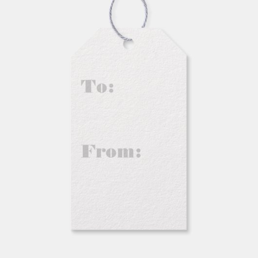 Monogram Initiaal Letter A, Blue Cadeaulabel (Achterkant)