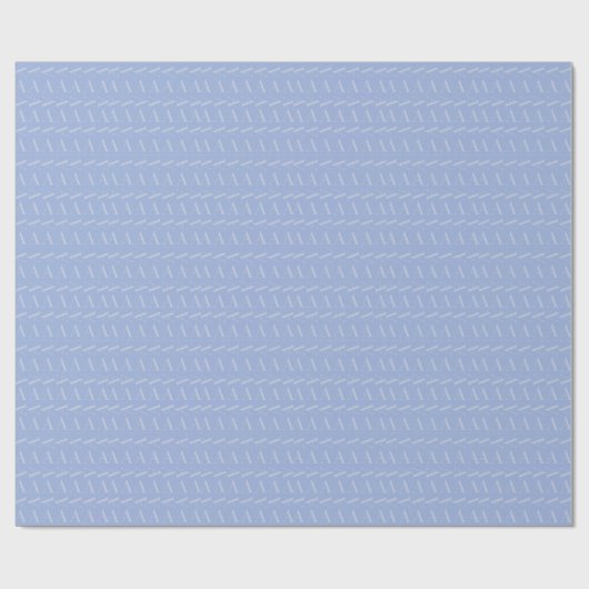 Monogram Initiaal Letter A, Blue Cadeaupapier (Vlak)