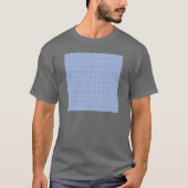 Monogram Initiaal Letter A, Blue T-shirt (Voorkant)