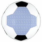 Monogram Initiaal Letter A, Blue Voetbal (Voorkant)