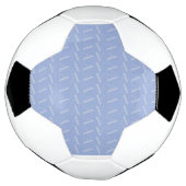 Monogram Initiaal Letter A, Blue Voetbal (Gedraaid)