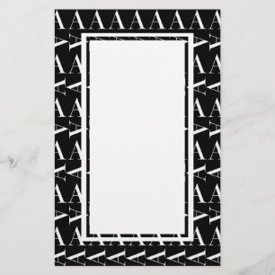 Monogram Initiaal letter A Briefpapier