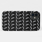 Monogram Initiaal letter A Case-Mate iPhone Case (Achterkant (horizontaal))