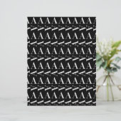 Monogram Initiaal Letter A, kies Achtergrondkleur (Staand voorkant)