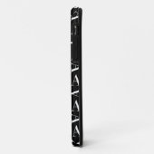 Monogram Initiaal Letter A, kies Achtergrondkleur Case-Mate iPhone Case (Achterkant/links)