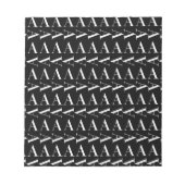 Monogram Initiaal letter A Notitieblok (Voorkant)