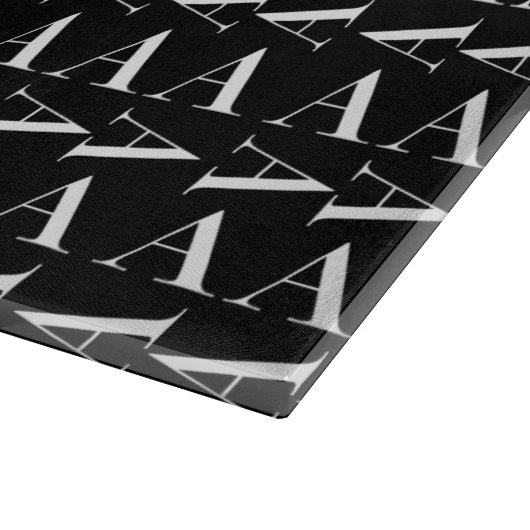 Monogram Initiaal letter A Snijplank (Hoek)