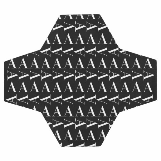 Monogram Initiaal letter A Voetbal (Enkel)