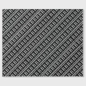 Monogram Initiaal letter B Cadeaupapier (Vlak)