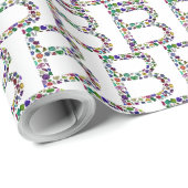 Monogram Initiaal letter B Cadeaupapier (Rol Hoek)