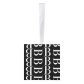 Monogram Initiaal letter B Decoratie (Rechts)