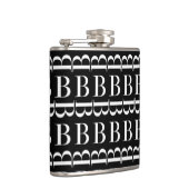 Monogram Initiaal letter B Heupfles (Rechts)