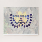 Monogram Initiaal letter B Legpuzzel (Horizontaal)