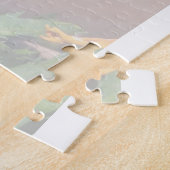 Monogram Initiaal letter B Legpuzzel (Zijkant)