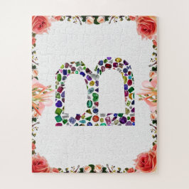 Monogram Initiaal letter B Legpuzzel