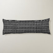 Monogram Initiaal letter B Lichaamskussen (Achterkant)