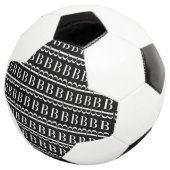 Monogram Initiaal letter B Voetbal (Drie kwart)