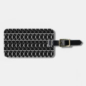 Monogram Initiaal letter C Bagagelabel (Voorkant horizontaal)