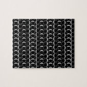 Monogram Initiaal Letter C, kies Achtergrondkleur Legpuzzel (Horizontaal)