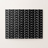 Monogram Initiaal Letter C, kies Achtergrondkleur Legpuzzel (Horizontaal)