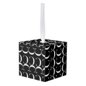 Monogram Initiaal letter C Kubus Ornament (Achter hoekig)