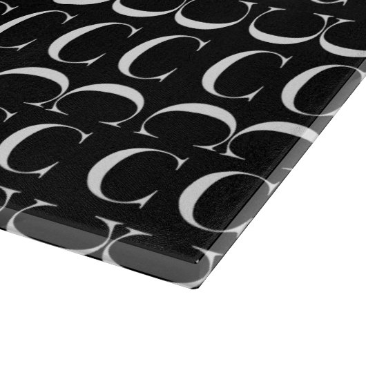 Monogram Initiaal letter C Snijplank (Hoek)