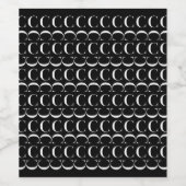 Monogram Initiaal letter C Wijn Etiket (Enkel label)