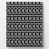 Monogram Initiaal letter D Fotoplaat (Voorkant)