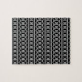 Monogram Initiaal letter D Legpuzzel (Horizontaal)