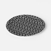 Monogram Initiaal letter D Papieren Bordje (Gekanteld)