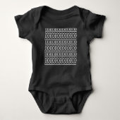 Monogram Initiaal letter D Romper (Voorkant)