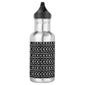 Monogram Initiaal letter D Waterfles (Rechts)