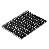 Monogram Initiaal letter E Notitieboek (Linkerzijde)