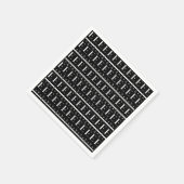 Monogram Initiaal letter E Servet (Hoek)