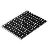 Monogram Initiaal letter F Notitieboek (Linkerzijde)