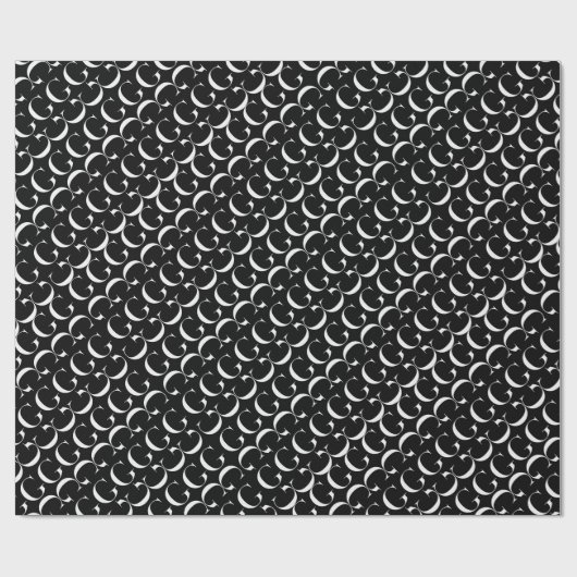 Monogram Initiaal Letter G Cadeaupapier (Vlak)