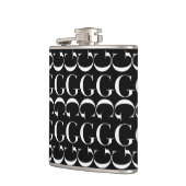 Monogram Initiaal Letter G Heupfles (Links)